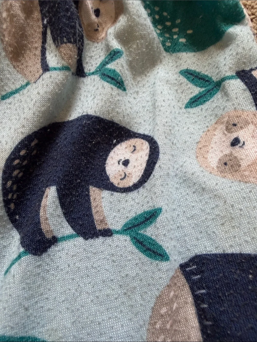 4T Cozy Sloth Pajama Set
